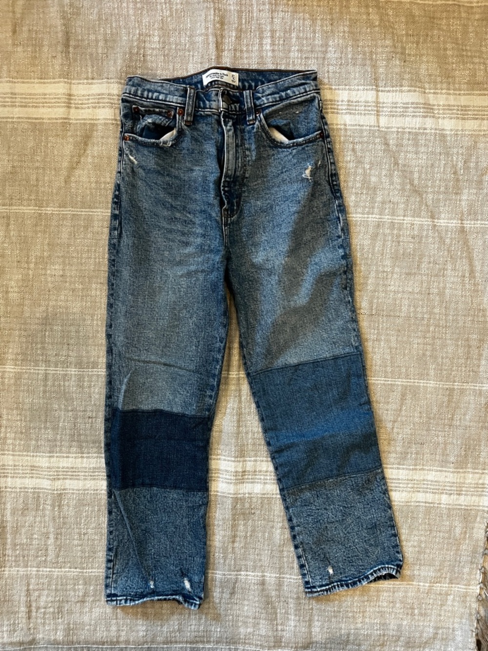 Abercrombie & Fitch Patchwork Denim Jeans